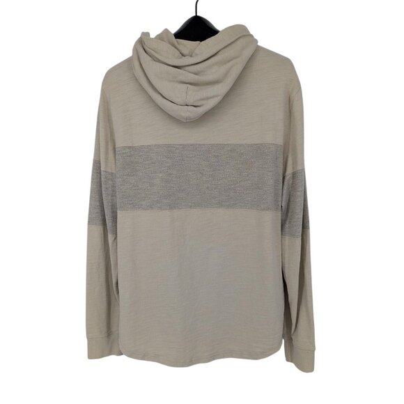 Abercrombie & Fitch Hoodie Men Size L Stripe Pullover Lightweight Minimalist Y2K - Picture 2 of 9